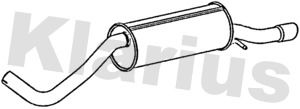 Klarius 241072 Глушник вихлопних газів кінцевий