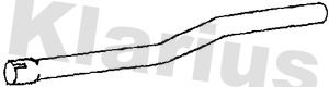Klarius 150485 Exhaust pipe