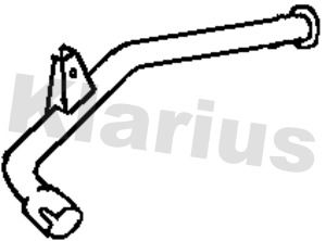 Klarius 120475 Exhaust pipe