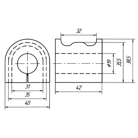Metgum 1721 Bushing stabilizer