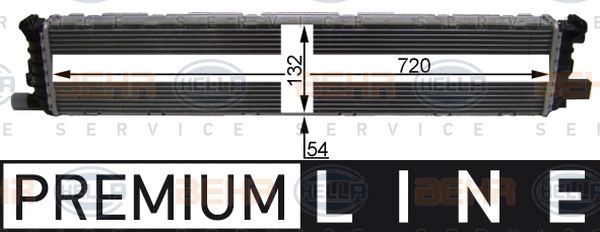 Hella 8MK 376 750-291 Радіатор охолодження двигуна