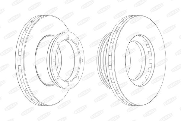 Beral BCR190A Диск гальмівний Beral BCR190A Диск гальмівний