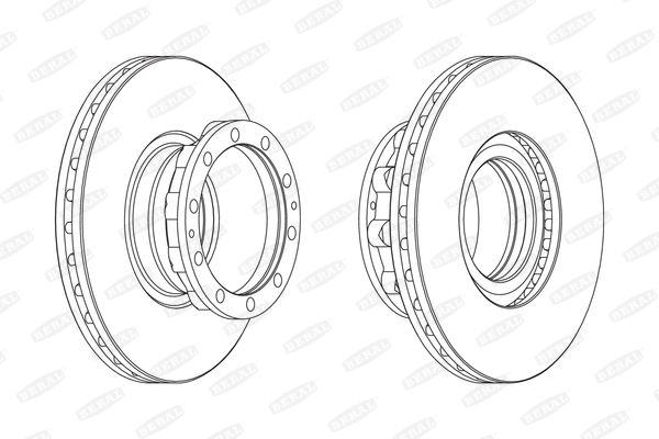 Beral BCR272A Диск гальмівний