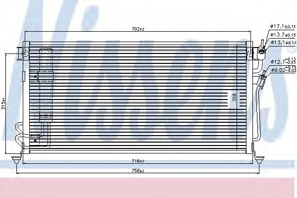 Nissens 94748 Конденсер — Photo #4 Nissens 94748 Конденсер — Photo #4