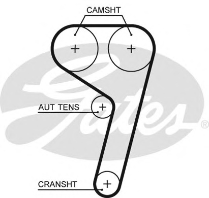 Gates 5669XS Ремінь ГРМ