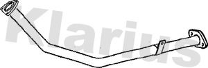 Klarius 142866 Exhaust pipe Klarius 142866 Exhaust pipe
