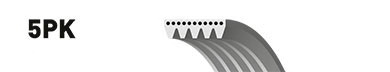 Gates 5PK1163 Belt v Gates 5PK1163 Belt v