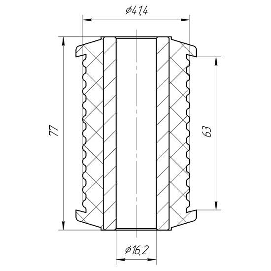 Metgum 2401 Сайлентблок рессоры Metgum 2401 Сайлентблок рессоры
