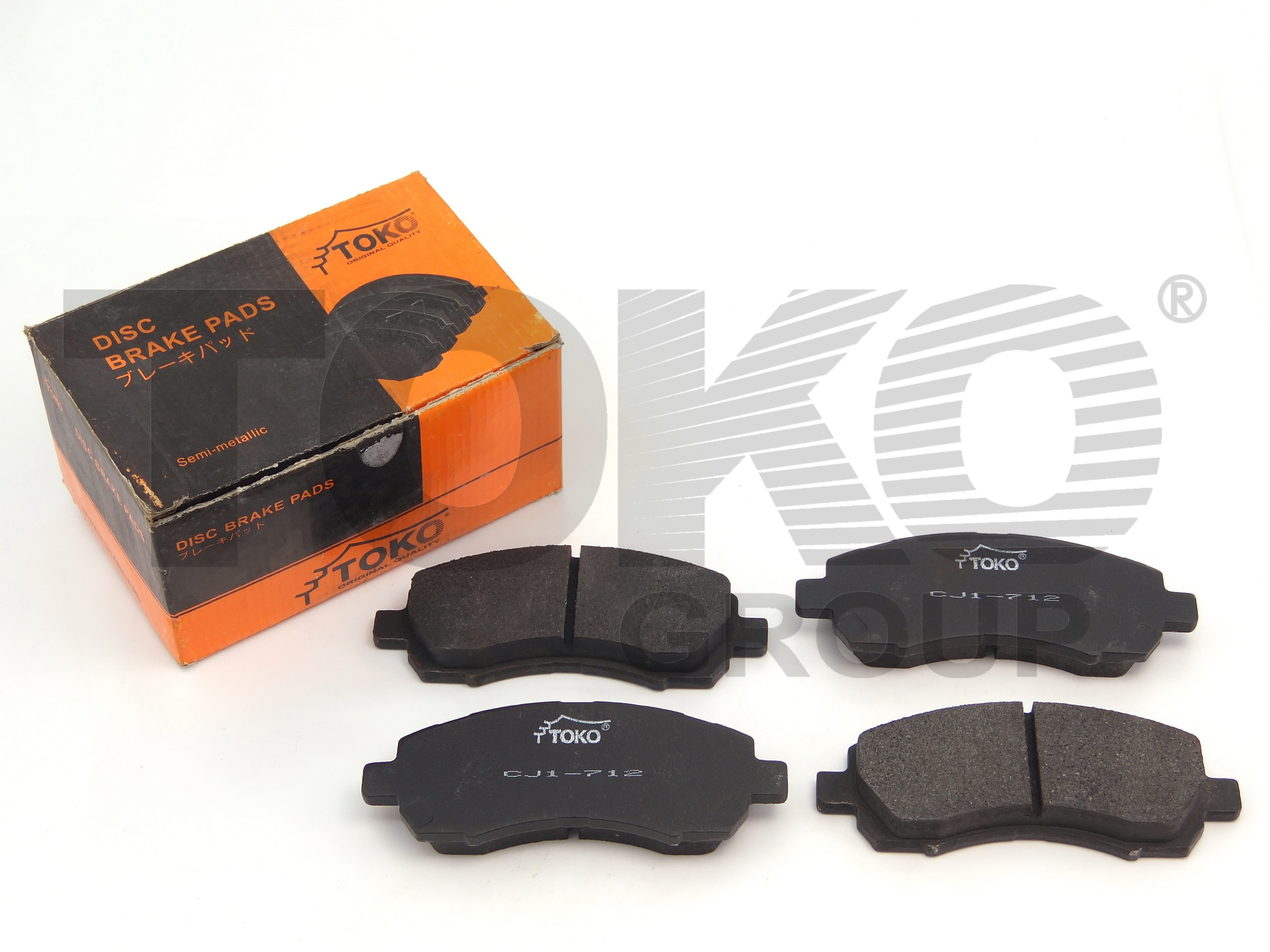 TOKO T2116012W Колодки гальмівні TOKO T2116012W Колодки гальмівні